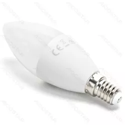 Żarówka LED 11W/230V 6500K 1060lm świecowa C37 E14 barwa biała zimna - 8433325387235