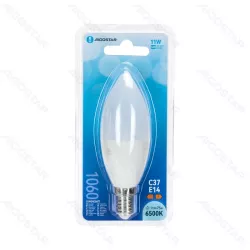 Żarówka LED 11W/230V 6500K 1060lm świecowa C37 E14 barwa biała zimna - 8433325387235