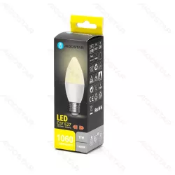 Żarówka LED 11W/230V 4000K 1060lm świecowa C37 E27 barwa neutralna - 8433325387280