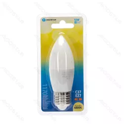 Żarówka LED 12W/230V 4000K 1170lm baiała neutralna świecowa C37 E27 - 8433325387518