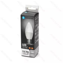 Żarówka LED 12W/230V 6500K 1170lm biała zimna świecowa C37 E27 - 8433325387549