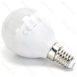 Żarówka LED 11W 3000K 1060lm biała mała ciepła kulka G45 gwint E14 - 8433325387686