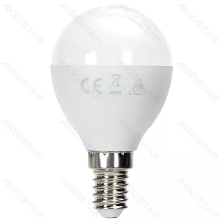 Żarówka LED 12W 6500K 1170lm biała mała zimna kulka G45 gwint E14 - 8433325387969