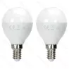 Żarówka LED 12W 6500K 1170lm biała kulka G45 E14 2szt białe zimne - 8433325388089