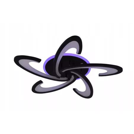 Nowoczesna Lampa Sufitowa RGB Plafon LED z Pilotem BT - 5905965398542