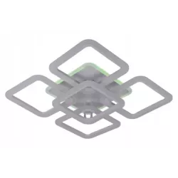 Żyrandol LED RGB Kwadrat Plafon Lampa Sufitowa Kwadratowa Biała - 5905965398573