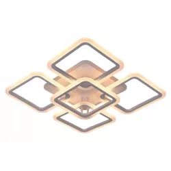 Żyrandol LED RGB Kwadrat Plafon Lampa Sufitowa Kwadratowa Biała - 5905965398573