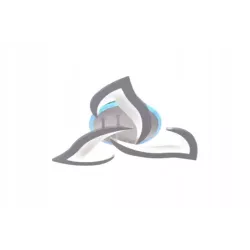 Lampa Sufitowa RGB Kwiat Lotosu do Sypialni Biała Żyrandol LED z Pilotem - 5905965398641