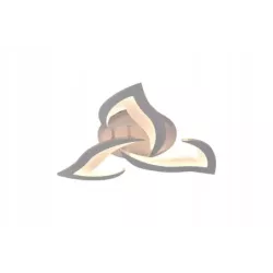 Lampa Sufitowa RGB Kwiat Lotosu do Sypialni Biała Żyrandol LED z Pilotem - 5905965398641