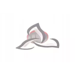 Lampa Sufitowa RGB Kwiat Lotosu do Sypialni Biała Żyrandol LED z Pilotem - 5905965398641