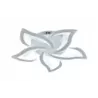 Lampa Sufitowa Kwiat Lotosu do Sypialni Biała Żyrandol LED z Pilotem - 5905965398610