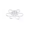 Nowoczesna Lampa Sufitowa LED Plafon z Pilotem BT Biała - 5905965398603