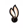 Nowoczesny Kinkiet Ścienny LED Lampka Nocna Kwiat Lotosu Czarny - 5905965398122