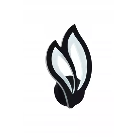 Nowoczesny Kinkiet Ścienny LED Lampka Nocna Kwiat Lotosu Czarny - 5905965398122