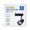 LED Dwuprzewodowe światło szynowe czarne 24W - 8433325198688