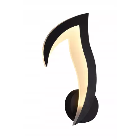 Nowoczesny Kinkiet Ścienny LED Lampka Nocna Kwiat Lotosu Czarny - 5905965398122