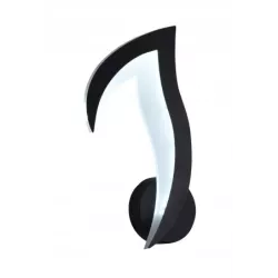 Nowoczesny Kinkiet Ścienny LED Lampka Nocna Kwiat Lotosu Czarny - 5905965398122