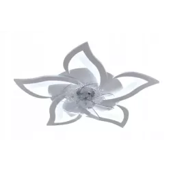 Nowoczesna Lampa Sufitowa z Wiatrakiem LED Plafon z Pilotem BT Wiatrak - 5905965398450