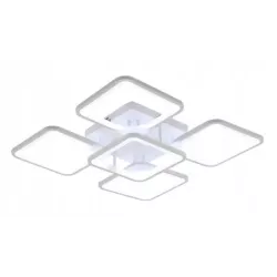 Żyrandol LED Kwadrat Plafon Lampa Sufitowa Biała - 5905965398429