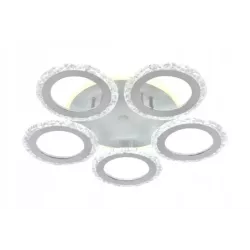 Nowoczesny Plafon Glamour Kryształowy z Pilotem do Salonu i Sypialni - 5905965398214