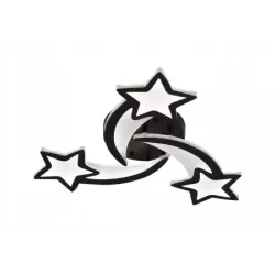 Nowoczesny Plafon Gwiazdy LED Dziecięcy Okrągły z Pilotem - 5905965398061