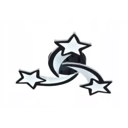 Nowoczesny Plafon Gwiazdy LED Dziecięcy Okrągły z Pilotem - 5905965398061