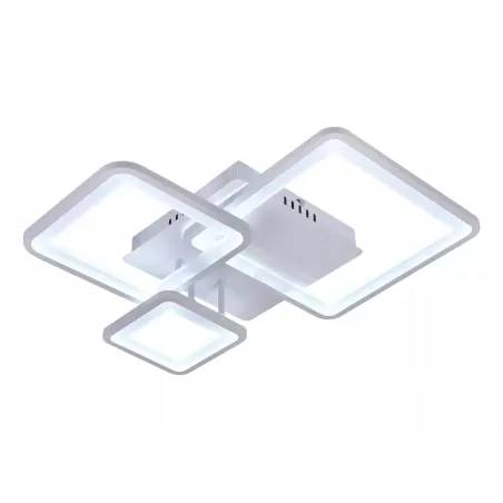 Żyrandol LED Kwadrat Plafon Lampa Sufitowa Biała - 5905965398023