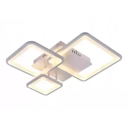 Żyrandol LED Kwadrat Plafon Lampa Sufitowa Biała - 5905965398023
