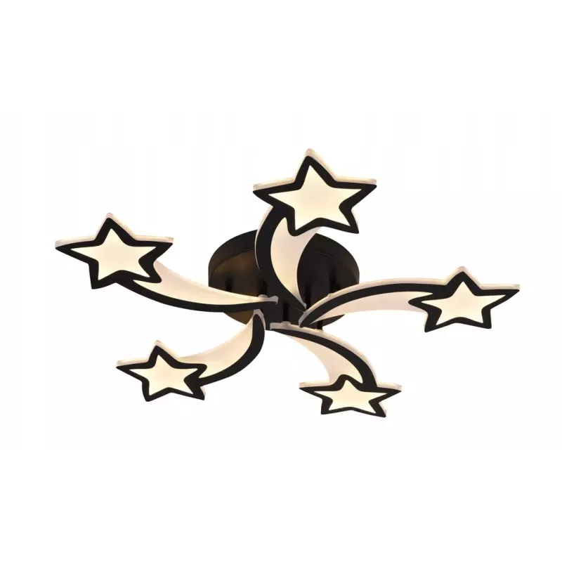 Żyrandol LED Lampa Sufitowa Dziecięca Gwiazdy - 5905965398054