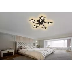 Żyrandol LED Lampa Sufitowa Dziecięca Gwiazdy - 5905965398054