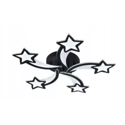 Żyrandol LED Lampa Sufitowa Dziecięca Gwiazdy - 5905965398054