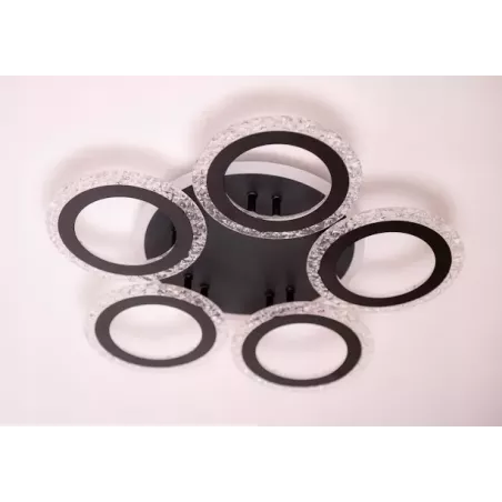 Żyrandol Kryształowy RGB Lampa Sufitowa Kryształowa Plafon Glamour - 5906892269011