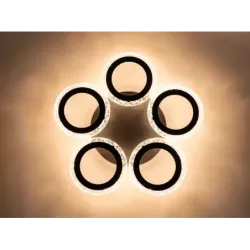 Żyrandol Kryształowy RGB Lampa Sufitowa Kryształowa Plafon Glamour - 5906892269011