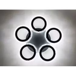 Żyrandol Kryształowy RGB Lampa Sufitowa Kryształowa Plafon Glamour - 5906892269011