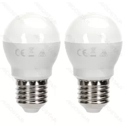 Żarówka LED 12W 3000K 1170lm biała ciepła kulka G45 E14 opak. 2szt - 8433325388102