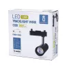 LED Trójprzewodowe światło szynowe czarne 10W - 8433325198718