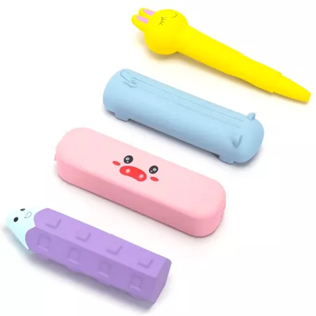 Zabawka dla psa z serii przybory szkolne gryzak z dźwiękiem około 14cm - 8719138214563