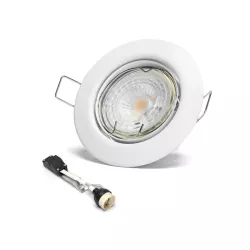 3x Biały reflektor LED o regulowanym kącie 4.5 W biały ciepły 3000K - 8433325329716