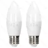 Żarówka LED 12W 6500K 1170lm biała zimna świecowa C37 E27 opak. 2szt - 8433325387662