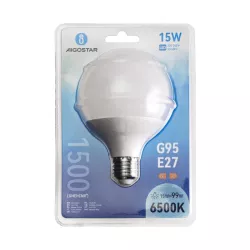 Żarówka kula mleczna LED G95 E27 15W biała zimna - 8433325181772