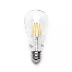 Żarówka LED Filament ST64 retro E27 4W/230V przezroczysta ciepła 480lm - 8433325198909