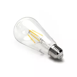 Żarówka LED Filament ST64 retro E27 4W/230V przezroczysta ciepła 480lm - 8433325198909
