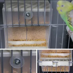 Karmnik dla ptaków automatyczny wiszący dozownik dwóch rodzajów karmy - 8719138224234