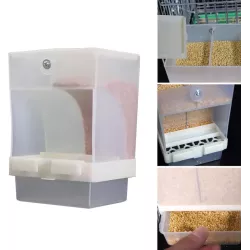 Karmnik dla ptaków automatyczny wiszący dozownik dwóch rodzajów karmy - 8719138224234