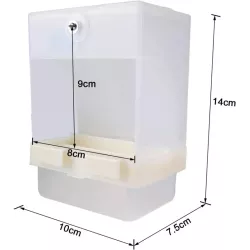 Karmnik dla ptaków automatyczny wiszący dozownik dwóch rodzajów karmy - 8719138224234