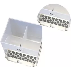 Karmnik dla ptaków automatyczny wiszący dozownik dwóch rodzajów karmy - 8719138224234