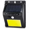 Lampa ścienna solarna COB 60 LED z czujnikiem ruchu i zmierzchu - 8433325329334