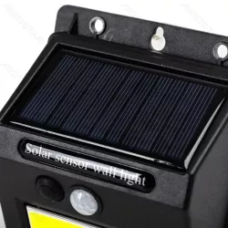Lampa ścienna solarna COB 60 LED z czujnikiem ruchu i zmierzchu - 8433325329334