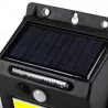 Lampa ścienna solarna COB 60 LED z czujnikiem ruchu i zmierzchu - 8433325329334