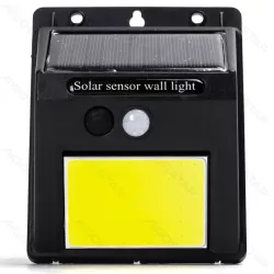 Lampa ścienna solarna COB 60 LED z czujnikiem ruchu i zmierzchu - 8433325329334